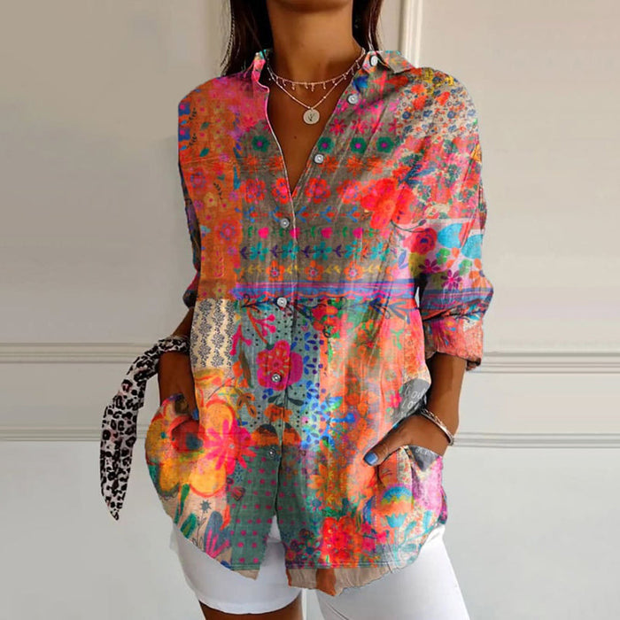 Rafaela | Shirt with Patron Romantico