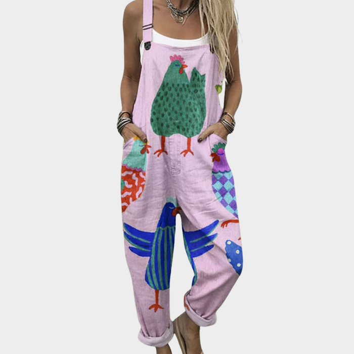 Raija – Printed Wide-Leg Jumpsuit