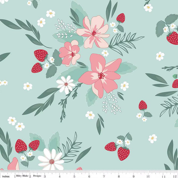 Remnant || Berry Market - Beverly McCullough - Wide Back - Black Floral Songbird