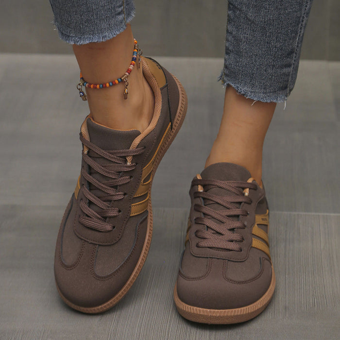Retro Color Block Trainers