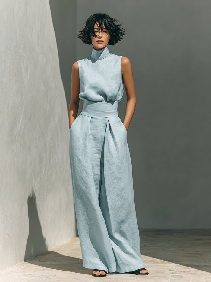 Rhea | Set Sleeveless Blouse