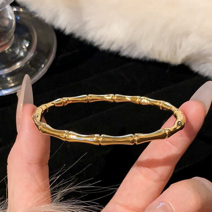 Rina | Gold-Plated Rose Morellini Bracelet