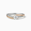 Romina | White Promise Daughter Ring