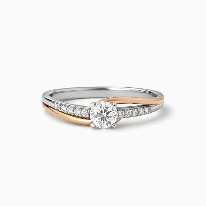 Romina | White Promise Daughter Ring