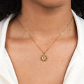 Ronja | Gold-Plated Necklace with Pendant Shaped Flower