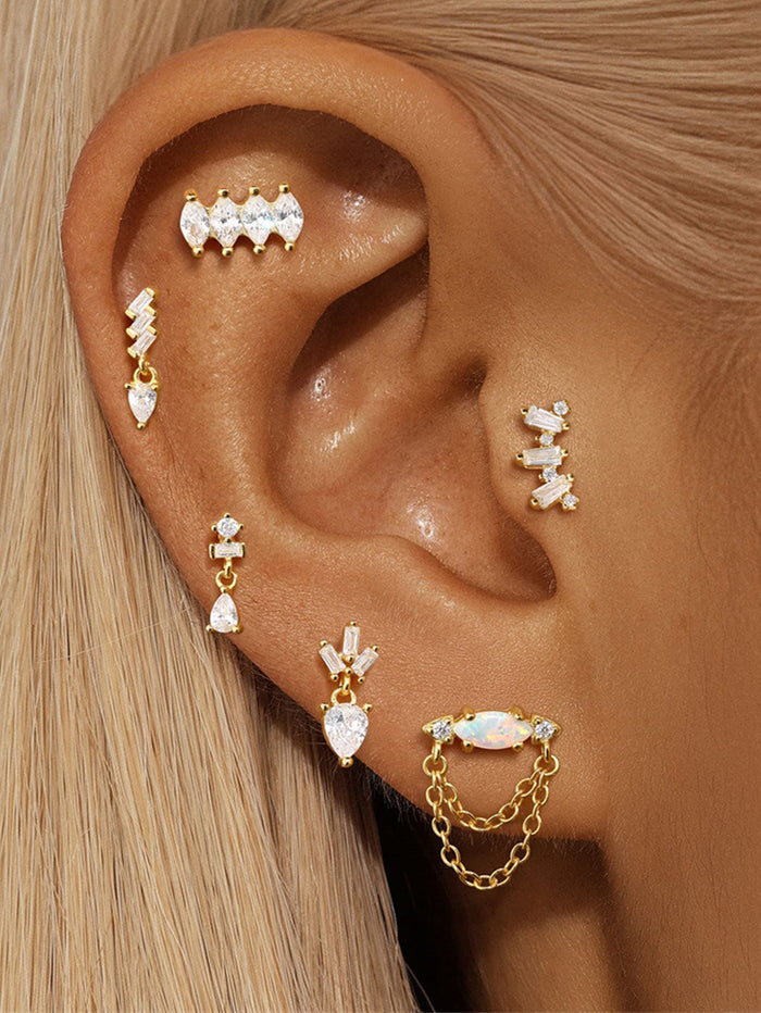 Ronja | Gold-Tone Earrings with Delicate Shine