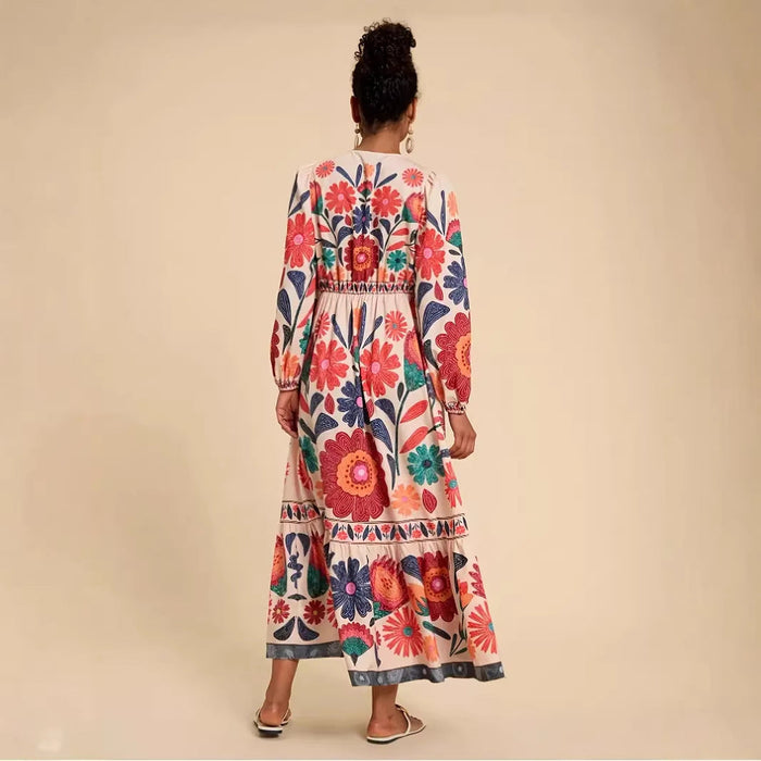 Rosalia | Printed Flow Maxi Dress