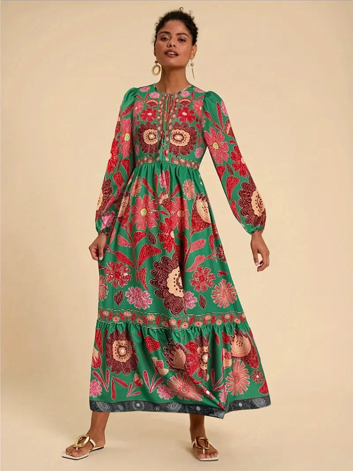 Rosalia | Printed Flow Maxi Dress
