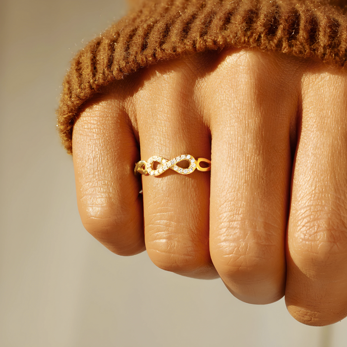 Rosina | Gold-Plated Hope Infinite Ring