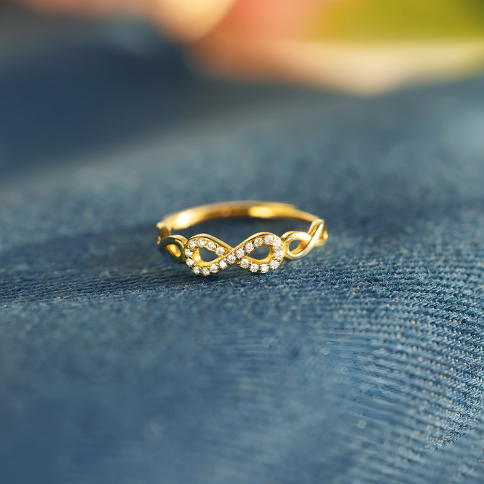 Rosina | Gold-Plated Hope Infinite Ring