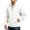 Ruutu | Checkered Jacquard Half-Zip Sweatshirt