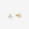 Saana | Gold-Plated Mini Pearl Studs