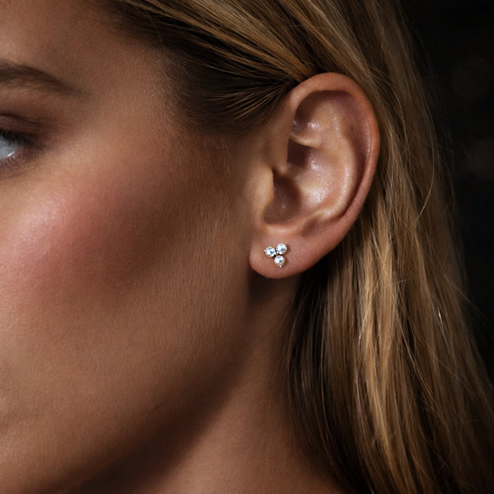 Saana | Silver Mini Pearl Studs