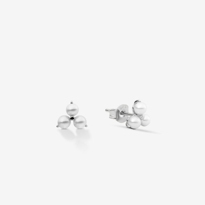 Saana | Silver Mini Pearl Studs