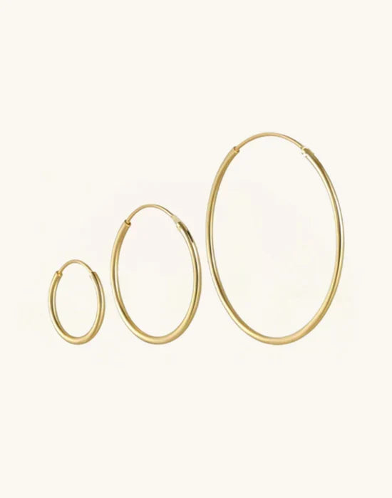 Sabina | Gold-Plated Earrings with Brilliant Structure