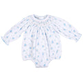 Samantha's Classics Bishop Printed Long Sleeve Bubble
