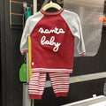 Santa Baby Jacket w/ Pants - Elegant Baby
