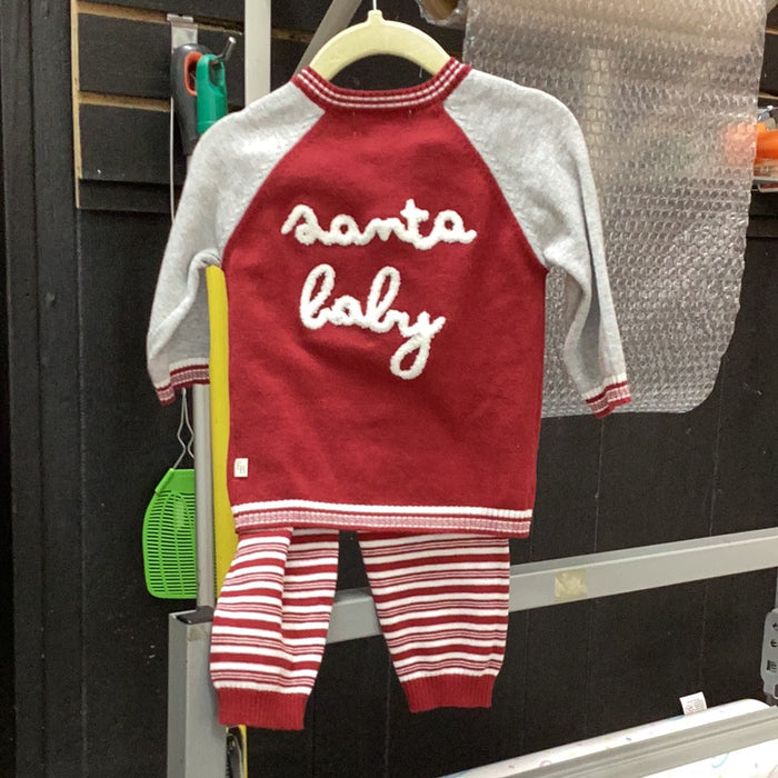 Santa Baby Jacket w/ Pants - Elegant Baby