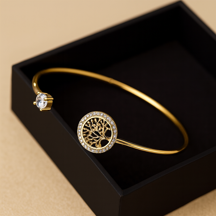 Sara | Adjustable Tree of Life Bracelet