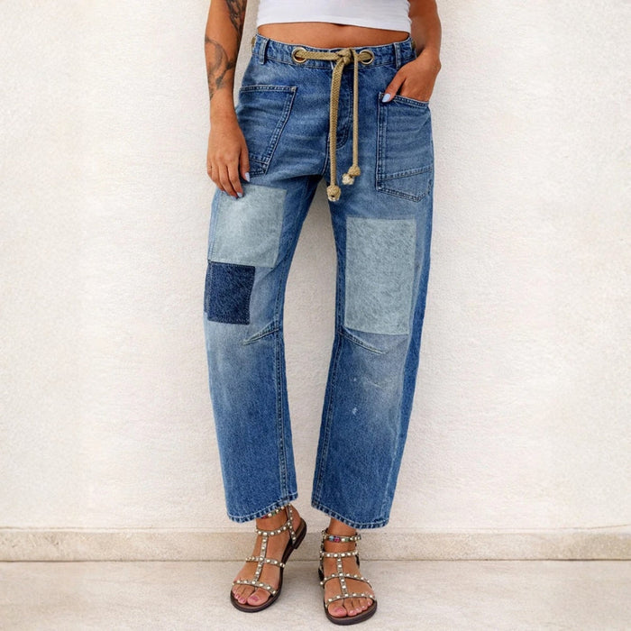 Satu - Patchwork Jeans