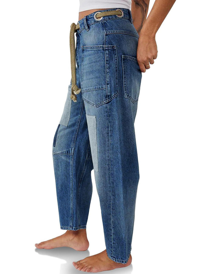 Satu - Patchwork Jeans
