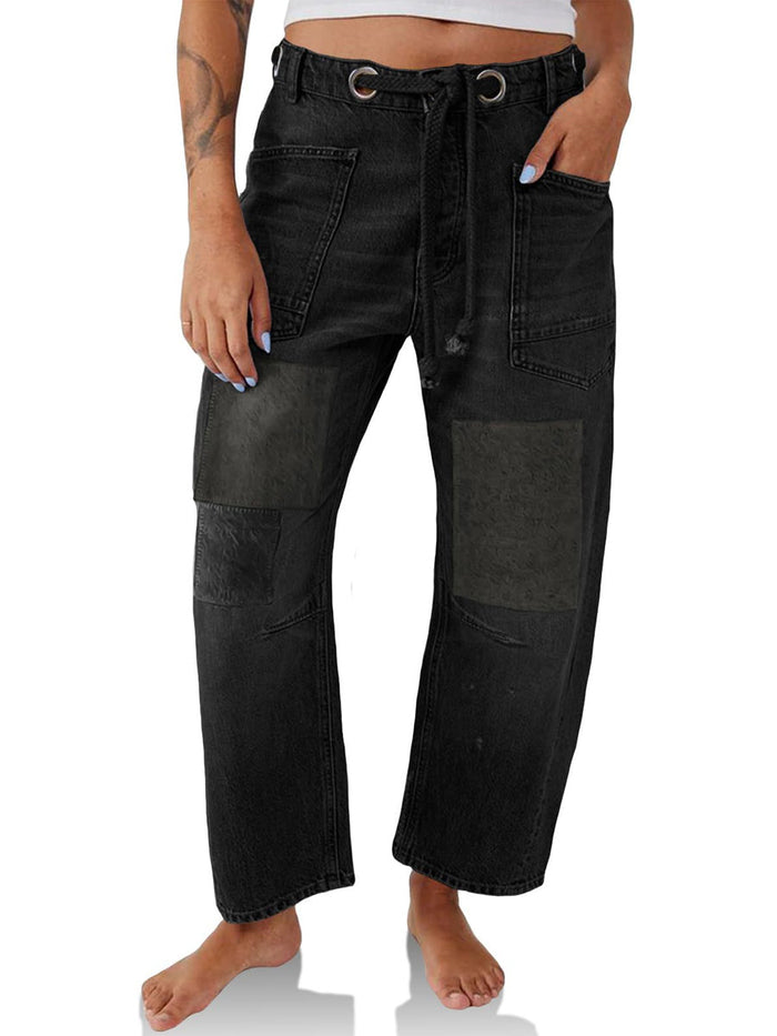 Satu - Patchwork Jeans