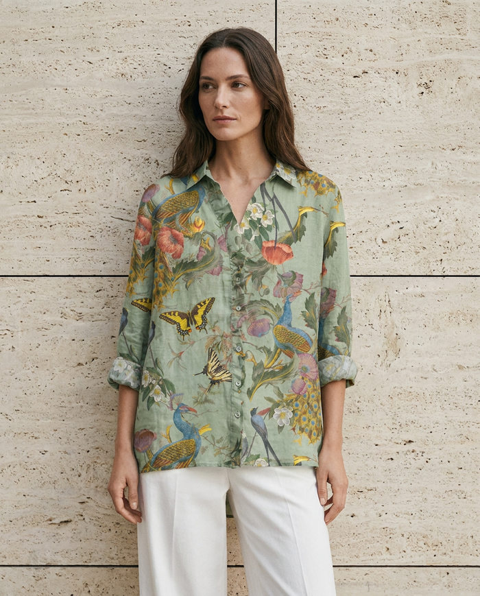 Scarlett | Linen Elegant Summer Blouse