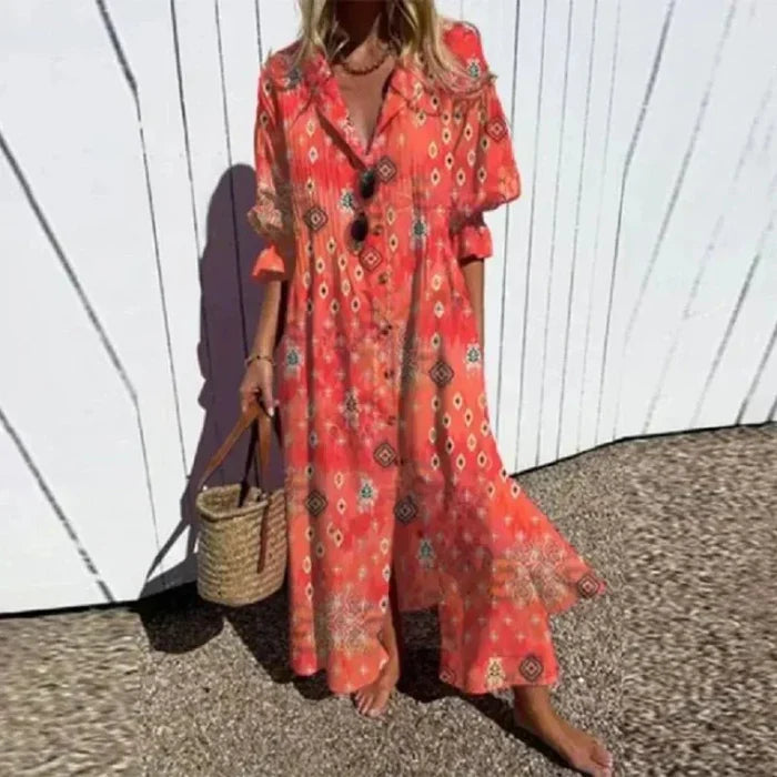 Selene | Bohemian Lightweight Maxi Dress