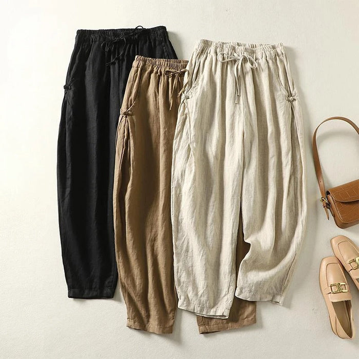 Senna | Linen Trousers Cut Relaxed