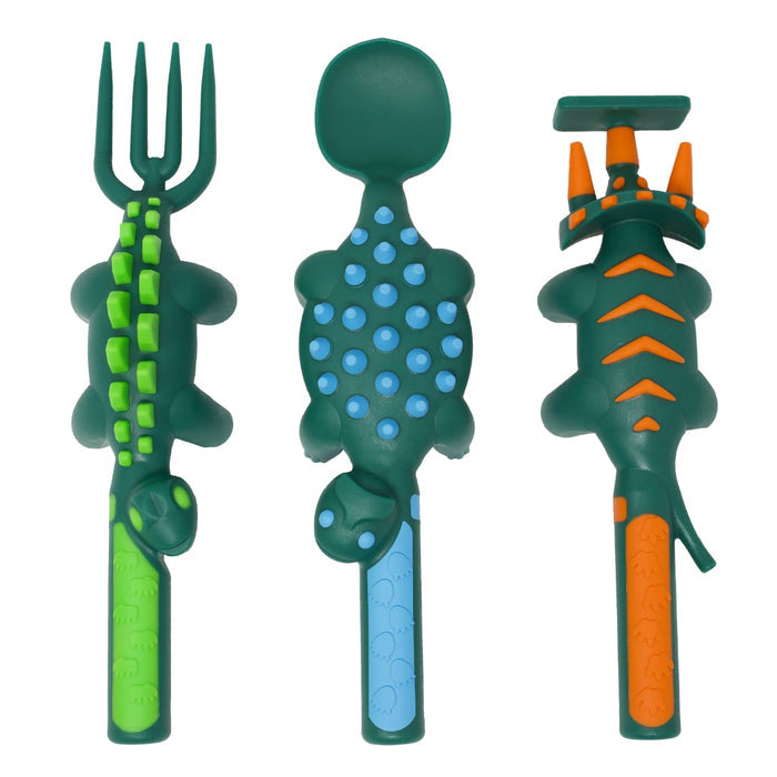 Set of 3 Dino Utensils