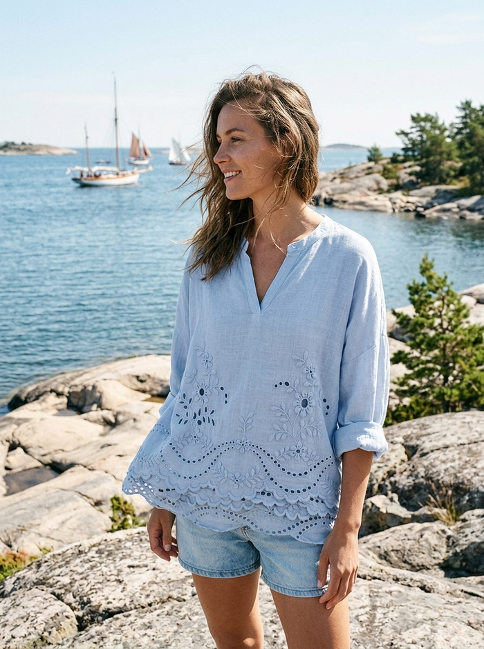 Shirt Coastal Bloom - archipelago shore lifestyle mood