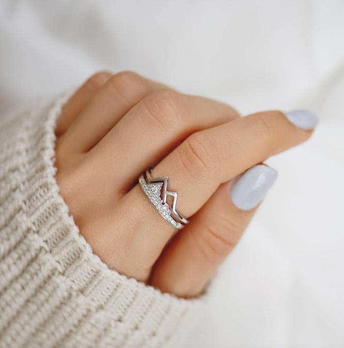 Sierra | Snowy Ring