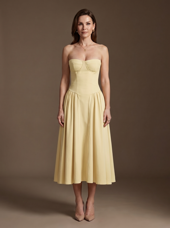 Sigrid bustier dress — EMMA, gala studio