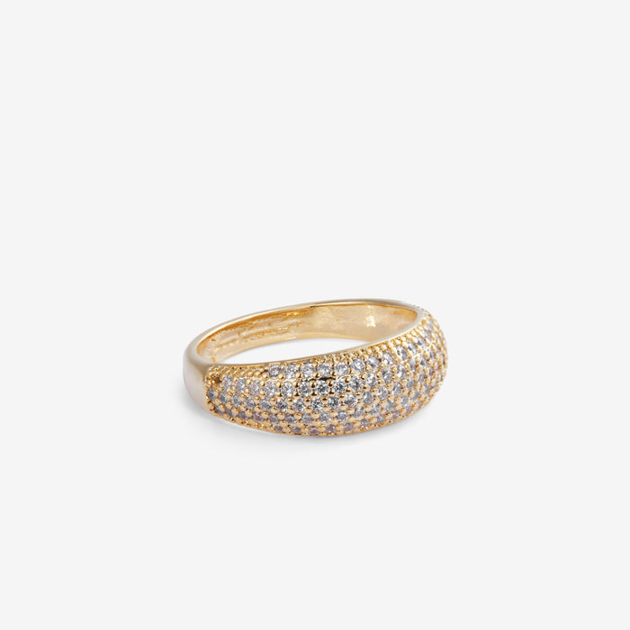Siiri | Gold-Plated Pavé Ring
