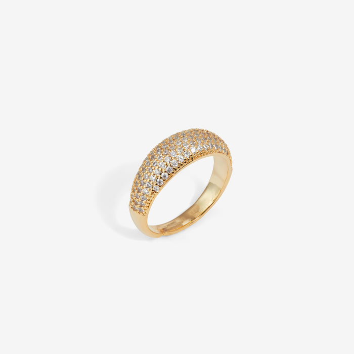 Siiri | Gold-Plated Pavé Ring
