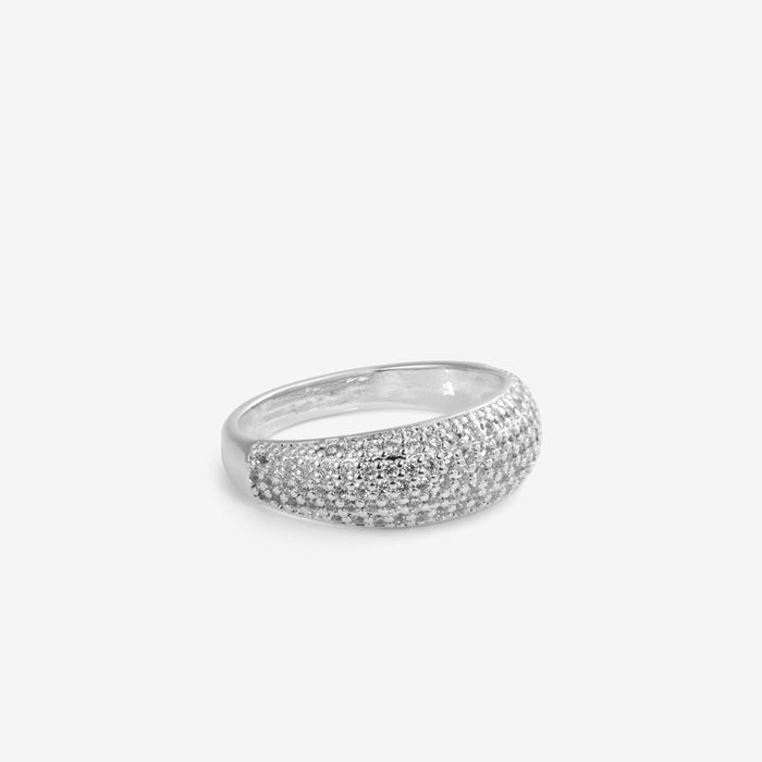Siiri | Silver Pavé Ring