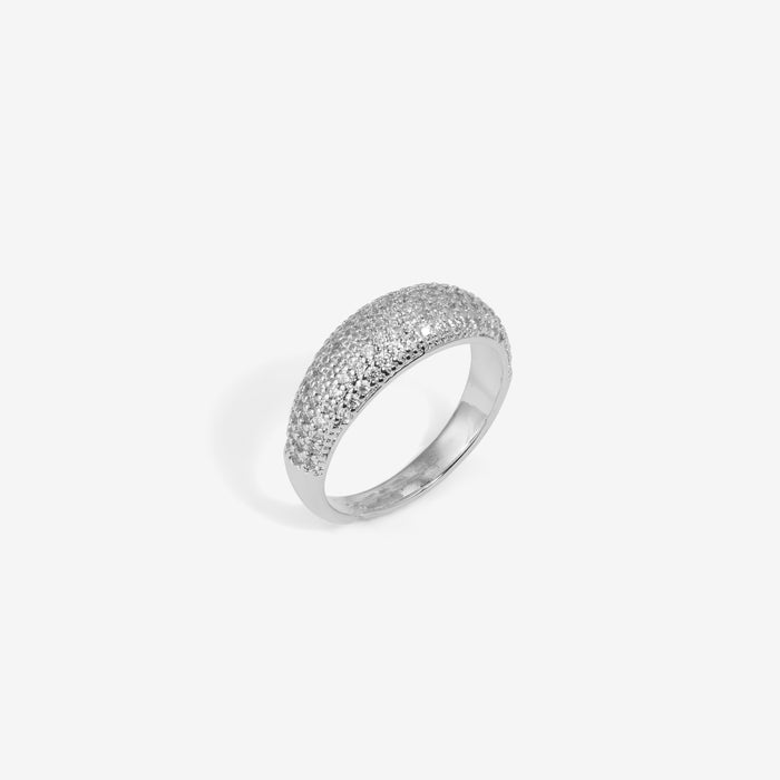 Siiri | Silver Pavé Ring