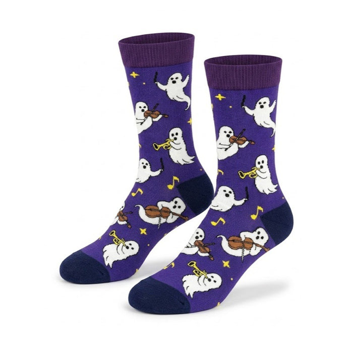 Sinfonia | Ghost Orchestra Halloween Crew Socks