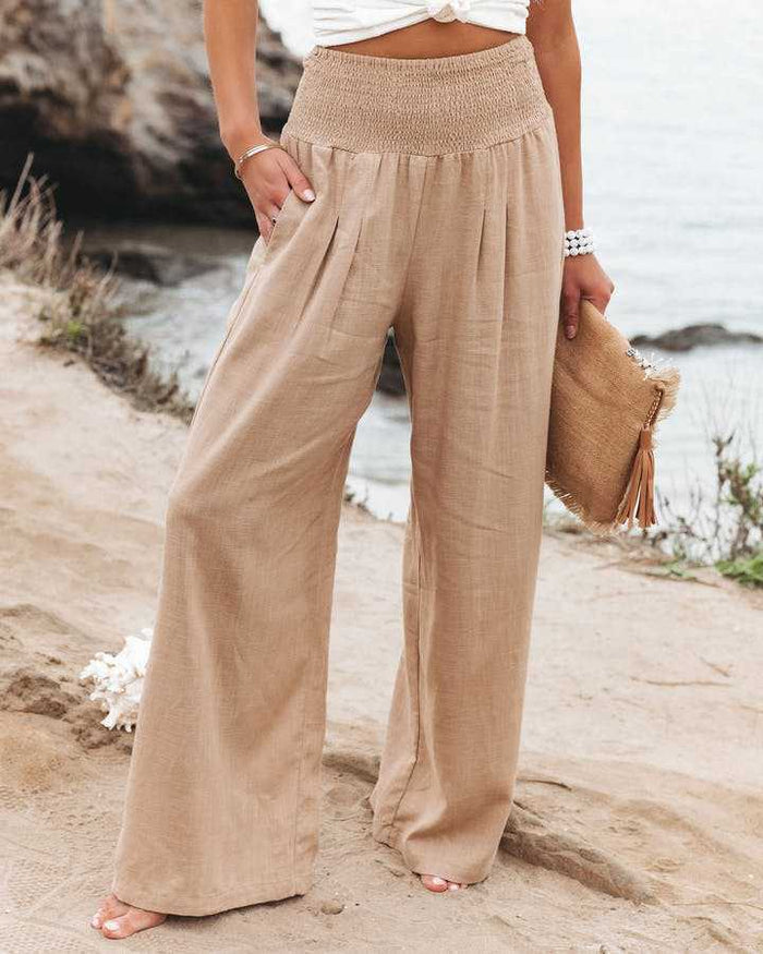 Sini - Wide-Leg Beach Trousers