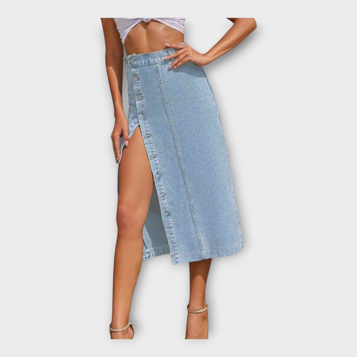 Skirt Maxi Elodie with Button Detail