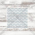 Small Wave Cookie Stencil.