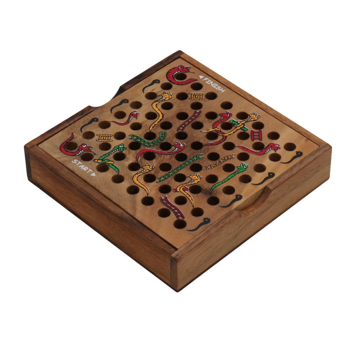 SNAKES & LADDERS | 14 cm | Solid Wood