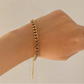 Sofia | Gold-Plated Delicate Bracelet with Delicate Pendant