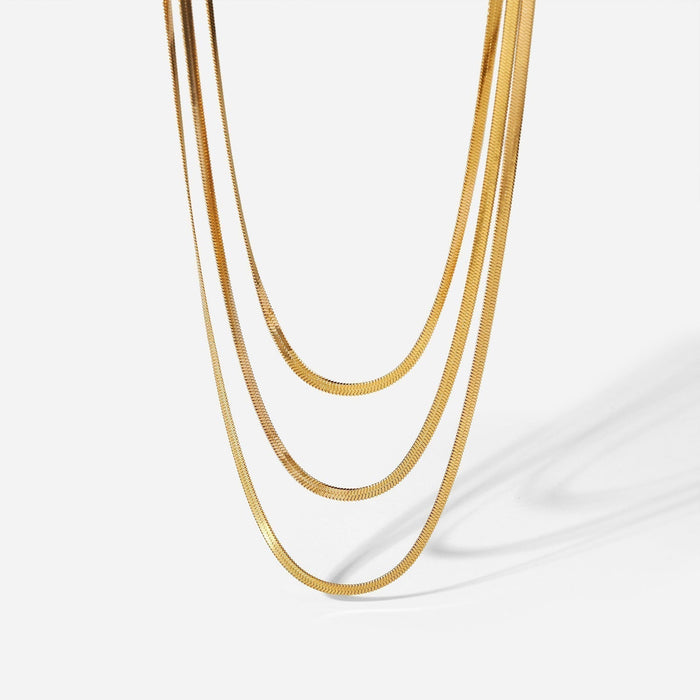 Sofia | Gold-Plated Multilayer Fine Necklace