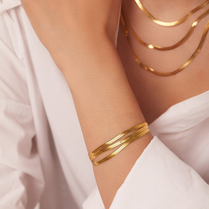 Sofia | Gold-Plated Multilayer Fine Necklace