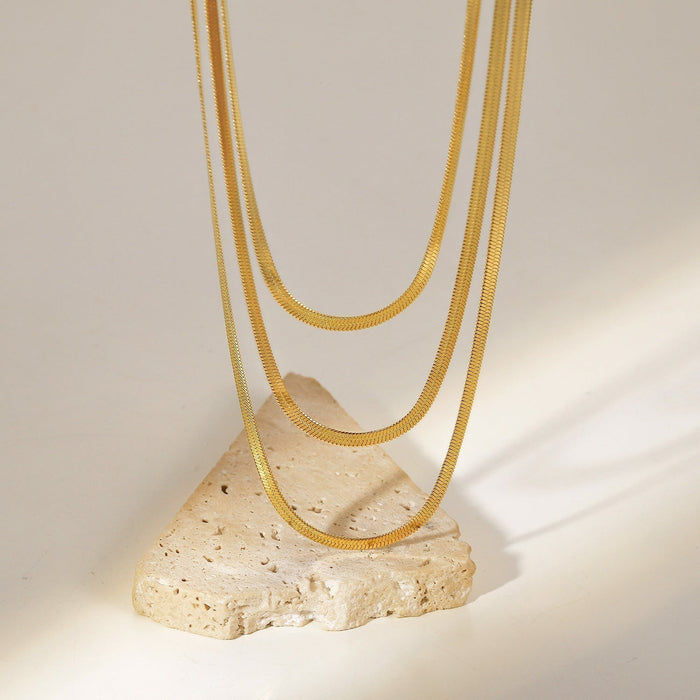 Sofia | Gold-Plated Multilayer Fine Necklace