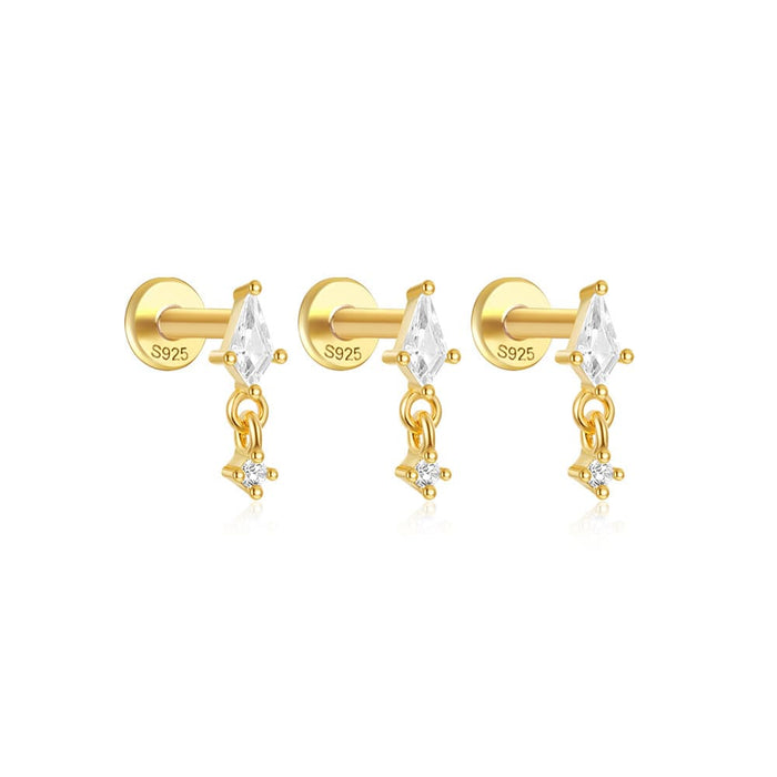 Sofia | Gold-Tone Delicate Hoops with Soft Shine