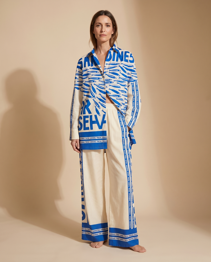 Sofia | Printed Shirt Set