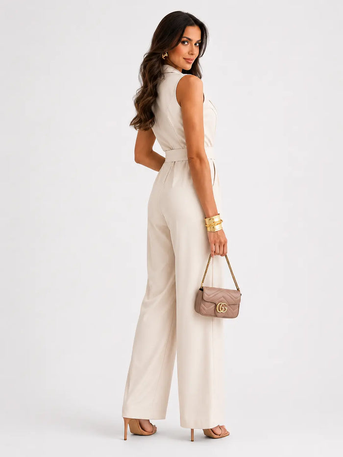Sofia | Wide-Leg Jumpsuit with Pockets