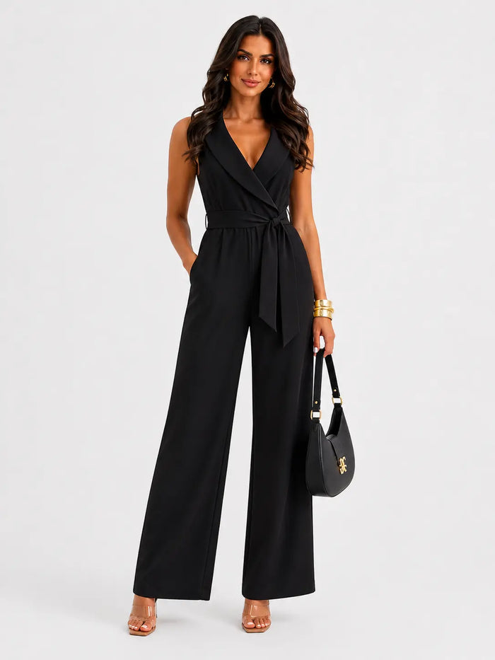 Sofia | Wide-Leg Jumpsuit with Pockets
